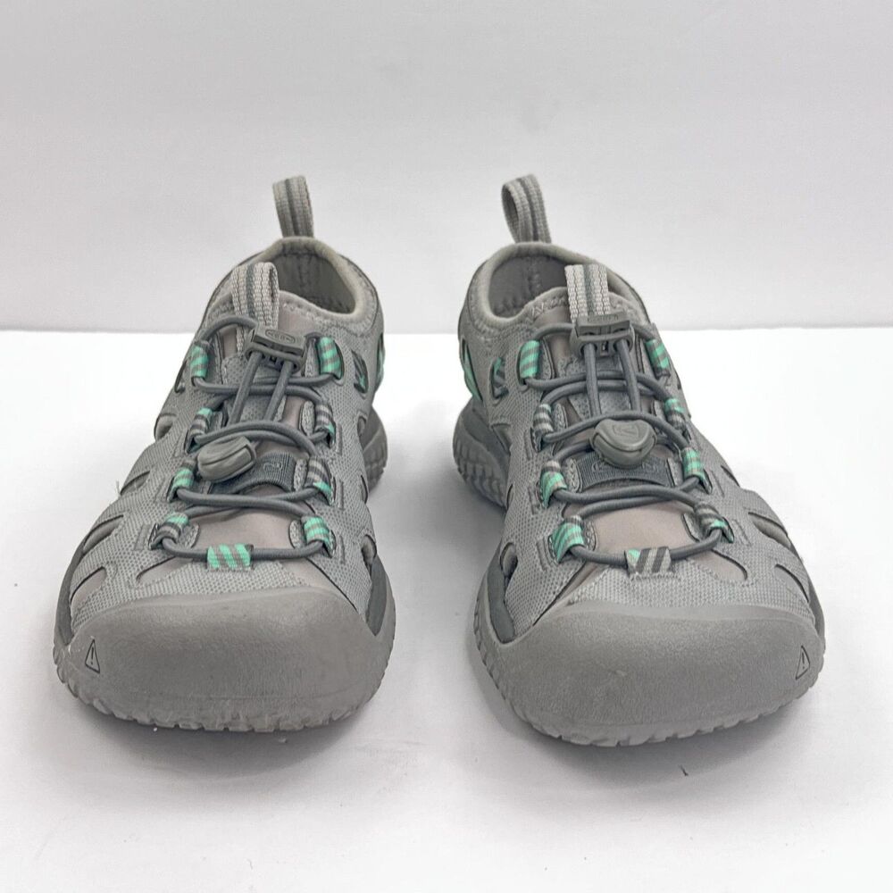 KEEN SOLR Sandals Womens 6.5 Gray Ocean Fisherman Water Hiking Shoes Closed Toe - Picture 10 of 12